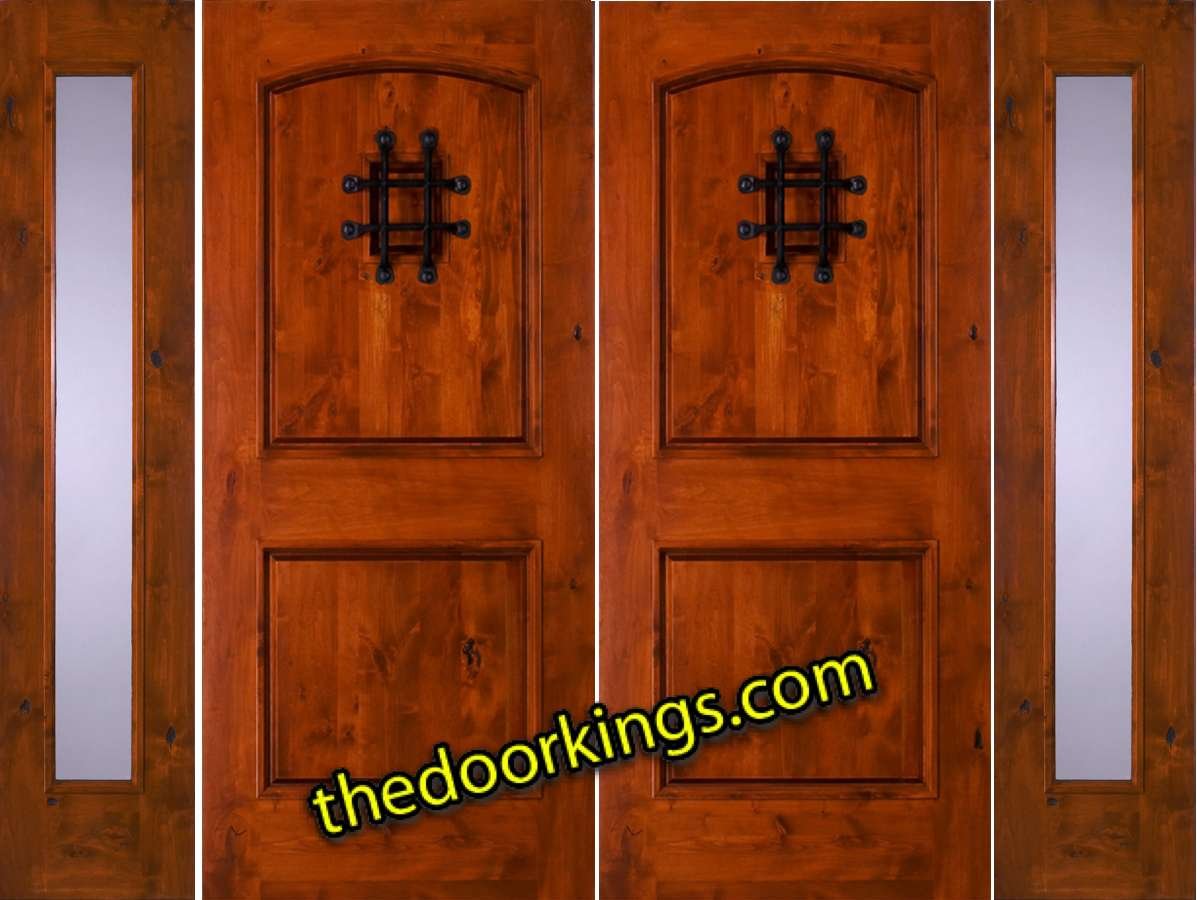 sw76 knotty alder with sw50 clear sidelites
